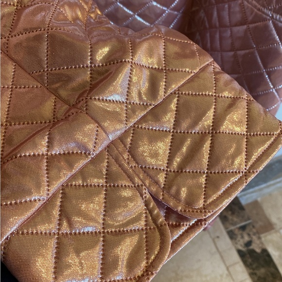 Eva Franco Shiny Pink Overcoat - Picture 8 of 9